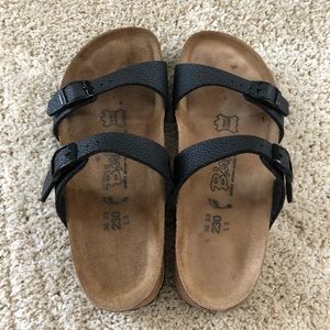 Birkenstock birkis sydney two straps black 36 6